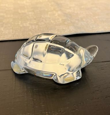 Baccarat Crystal Turtle