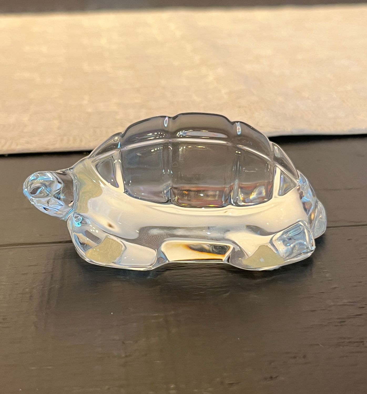 Baccarat Crystal Turtle
