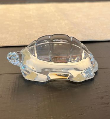 Baccarat Crystal Turtle