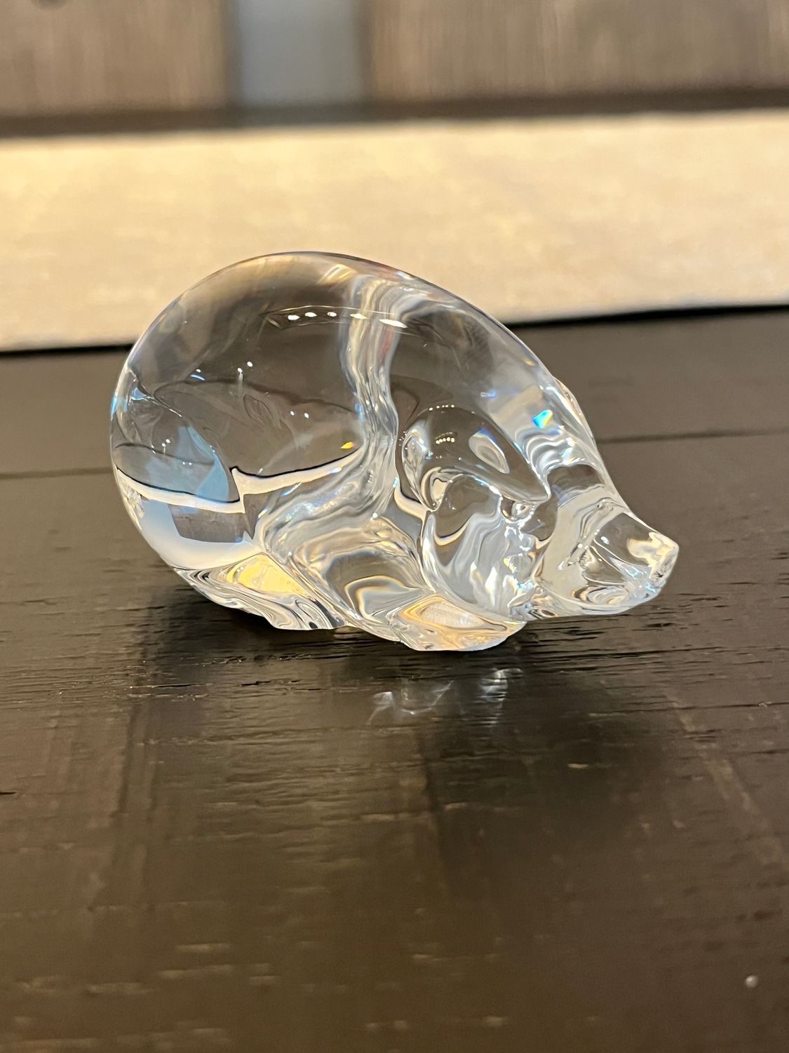 Steuben Crystal Pig Zodiac
