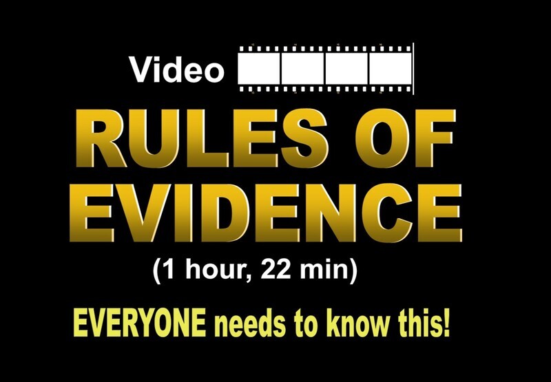 ! VIDEO ! - Rules of Evidence (ER)