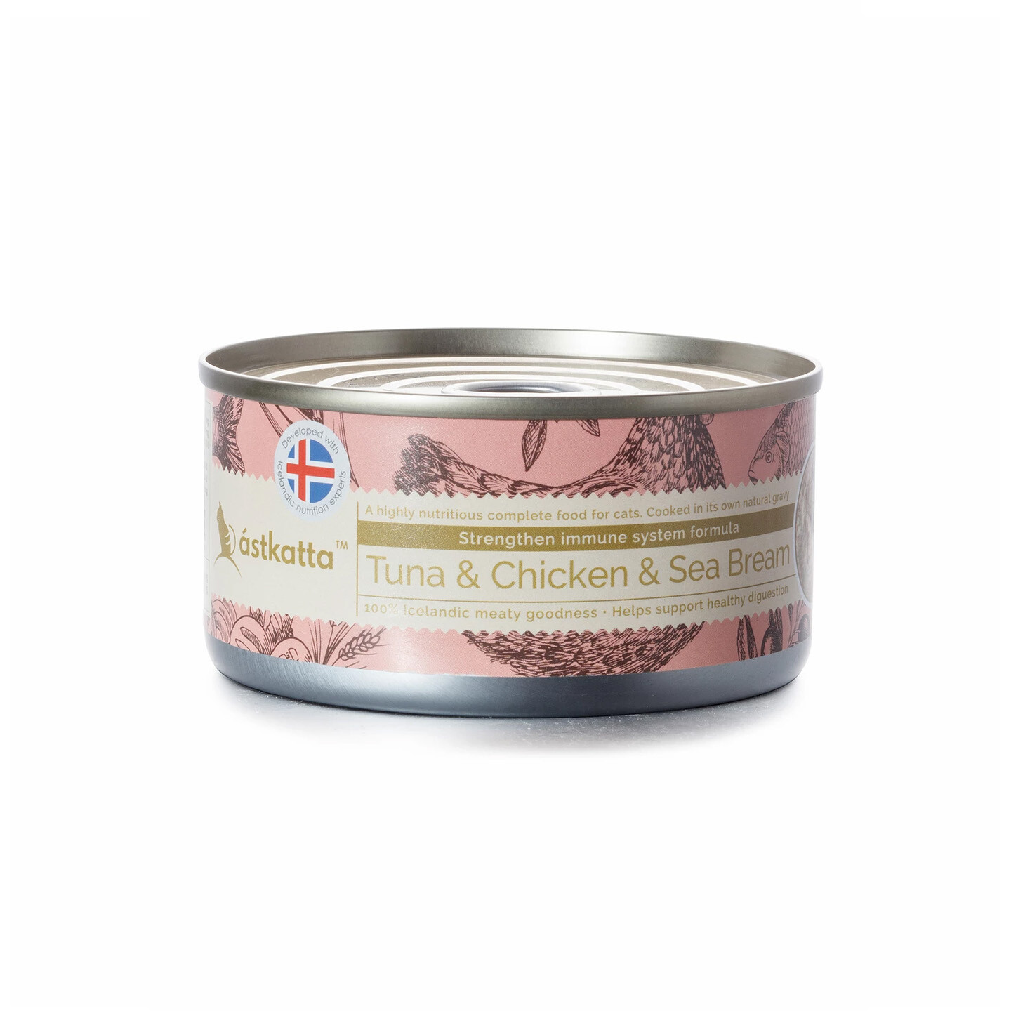 Astkatta 無污染白鰹吞拿魚＋雞肉＋鯛魚全方位貓糧