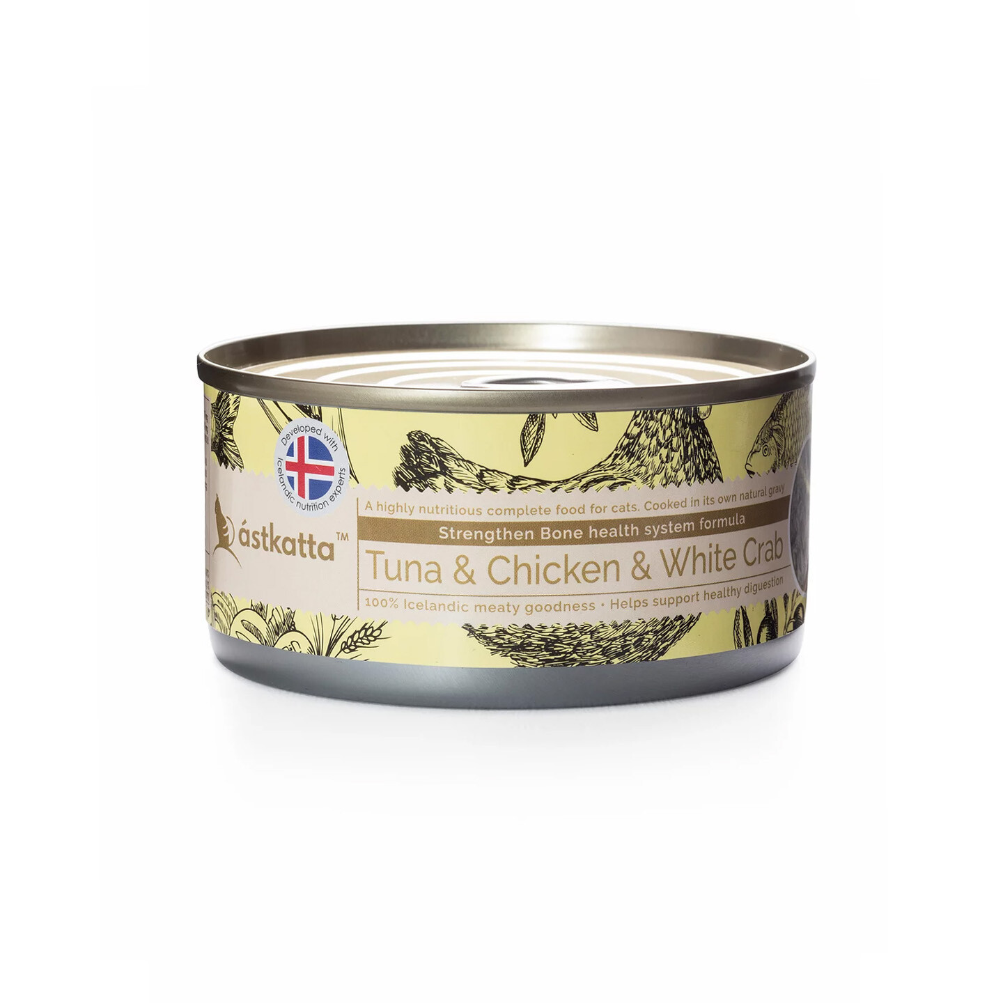 Astkatta 白鰹吞拿魚＋新鮮走地雞肉＋蟹肉配方貓糧