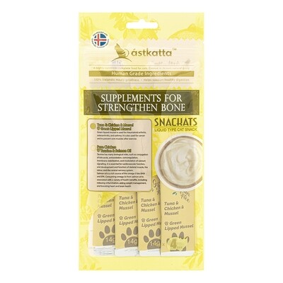 Astkatta 白鰹吞拿魚＋新鮮走地雞肉＋綠唇貽貝營養肉泥