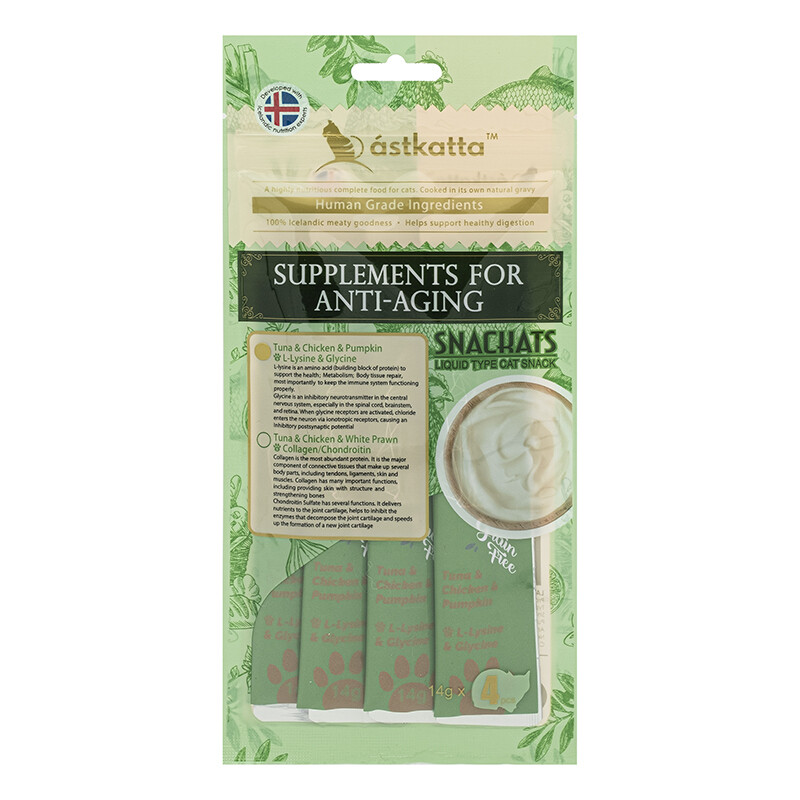 Astkatta 白鰹吞拿魚＋新鮮走地雞肉＋有機南瓜營養肉泥