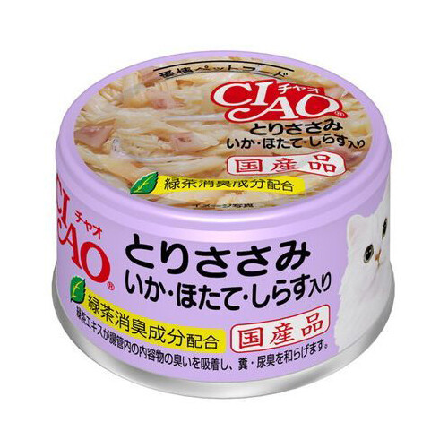 CIAO 雞肉+魷魚+帶子+白飯魚