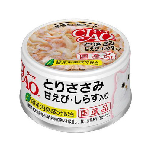 CIAO 雞肉+甜蝦+白飯魚