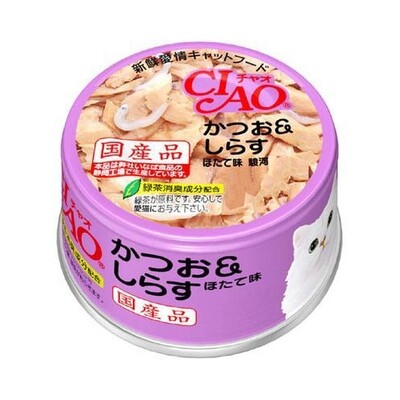 CIAO 鰹魚+白飯魚仔(瑤柱味)