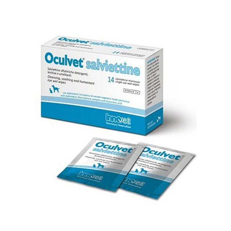 Innovet 意諾膚 Oculvet® 寵物眼部無菌濕紙巾 （14片）