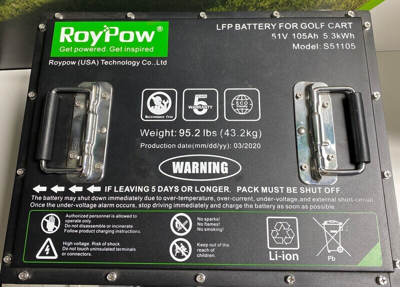 ROYPOW LITHIUM **105L** AMP BATTERY