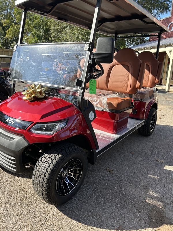 2025 ADVANCED EV HORIZON 4F - METALLIC RED / BROWN SEATS