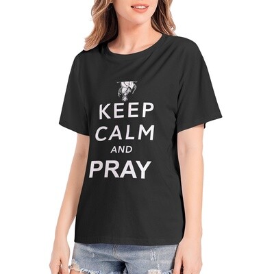 Keep Calm & Pray Aldut T-Shirt
