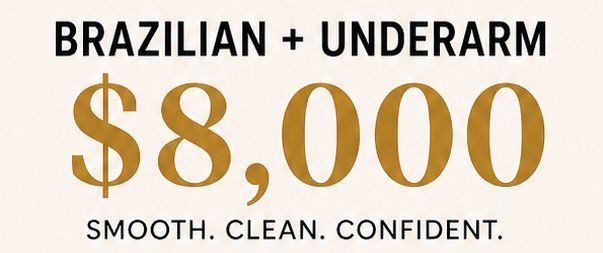 Brazilian + Underarm Combo (Limited Offer)