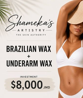 Brazilian Wax + Underarm Wax