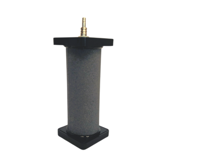 6" Gray Cylinder Airstone with Square Ends