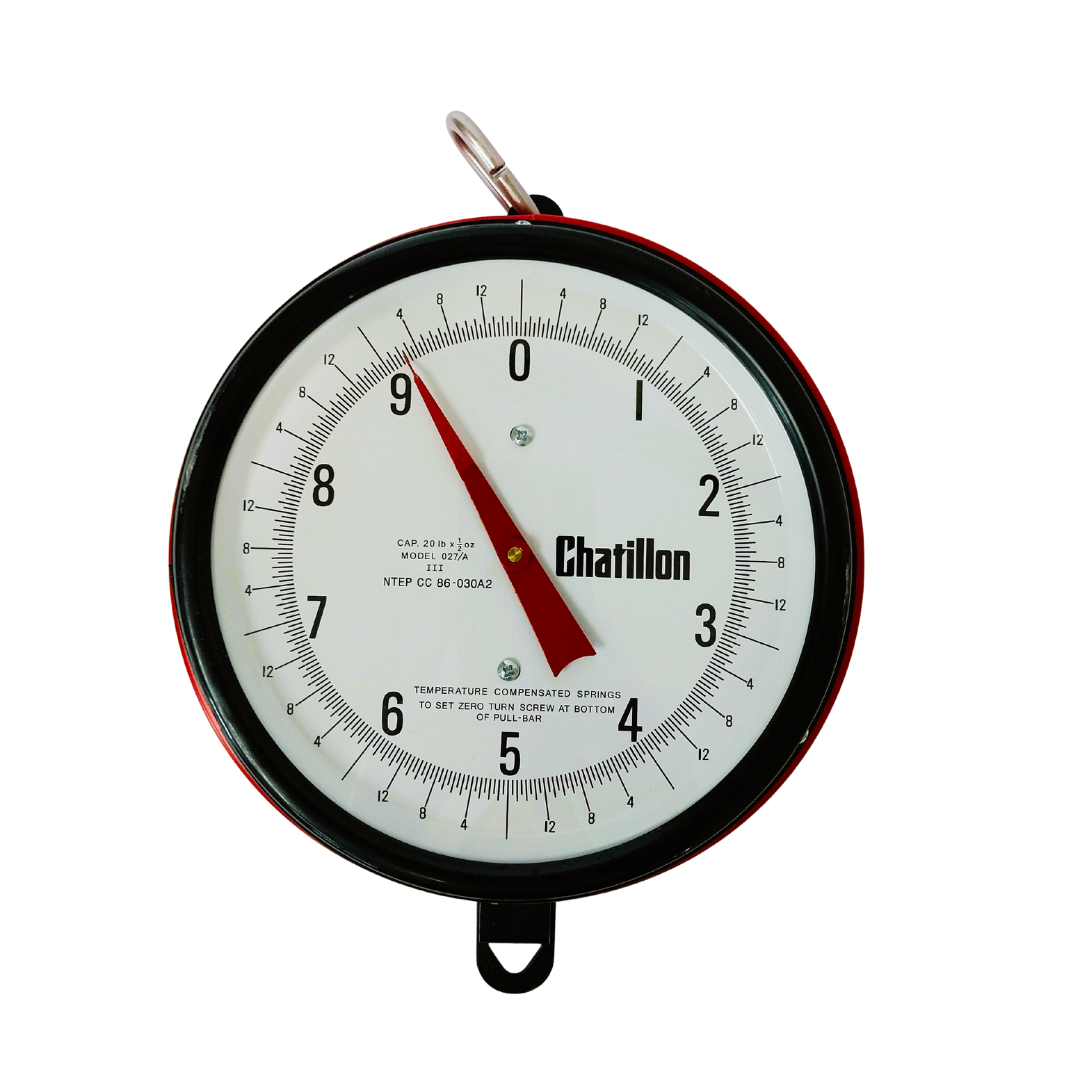 Chatillon Century Series Mechanical Hanging Scale: 20lbs