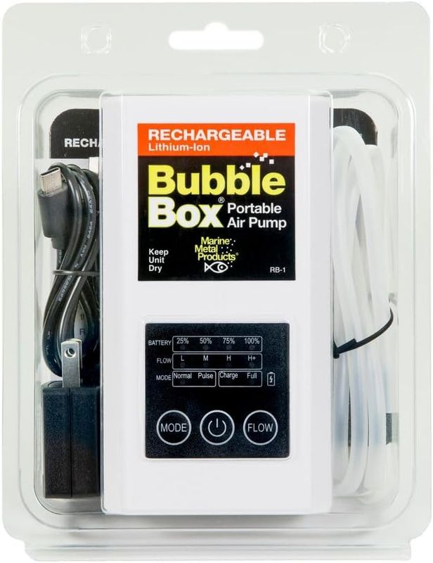 Rechargeable Lithium-ion Bubble Box Portable Air Pump