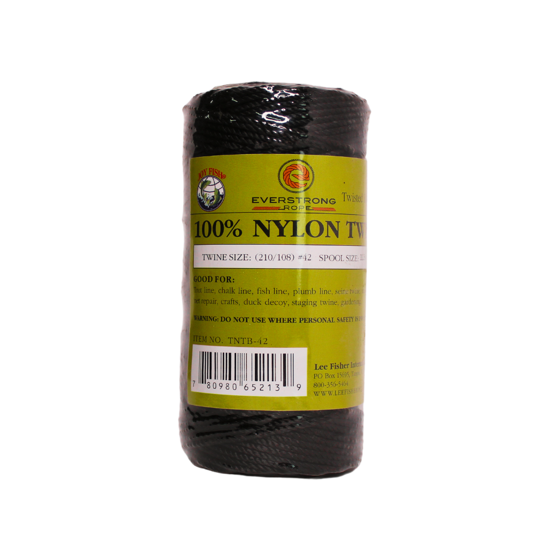 Black and Tarred Nylon Twisted Twine #42