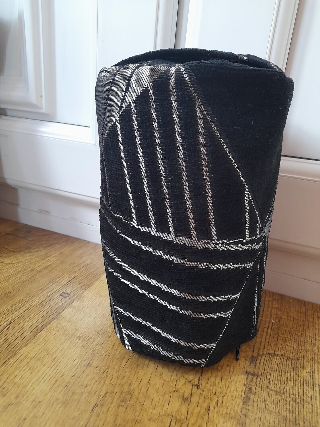 Doorstop - UNFILLED - black and silver