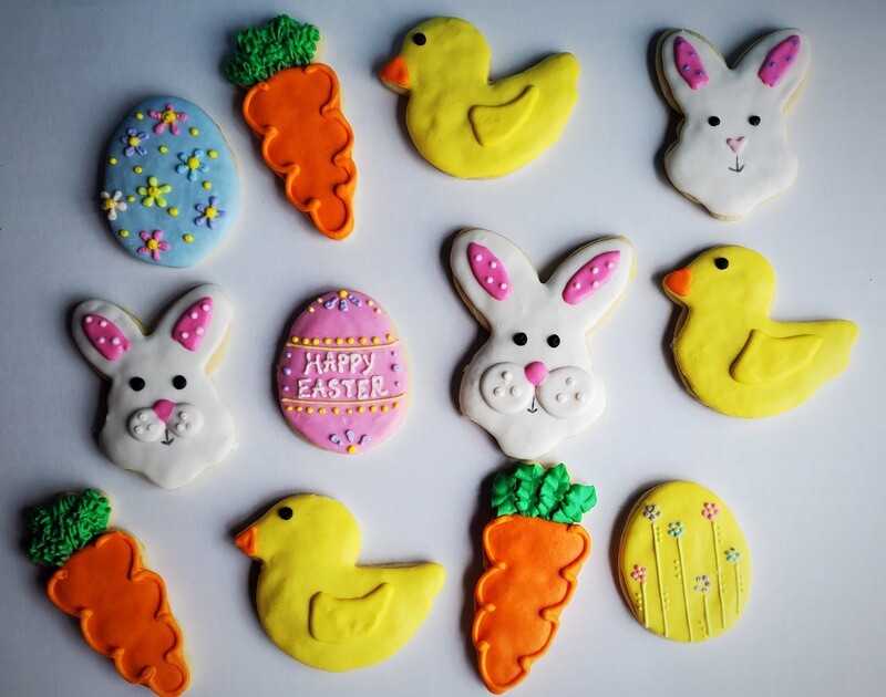1 dozen Easter Cookies (Variety 1)