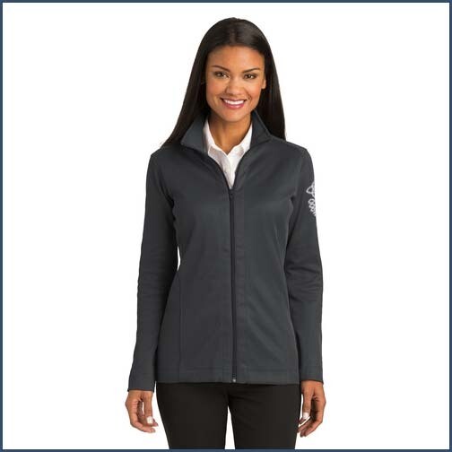 Port Authority® Ladies Vertical Texture Full-Zip Jacket with Unalome