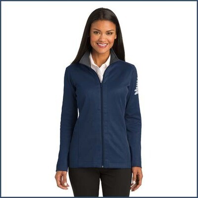 Port Authority® Ladies Vertical Texture Full-Zip Jacket with Cairn