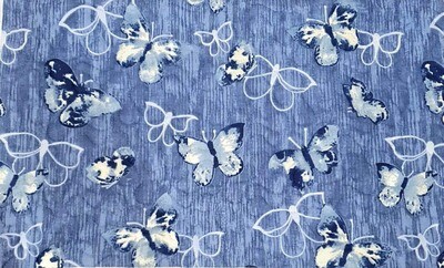 36&quot;×36&quot; BUTTERFLY BLUE  