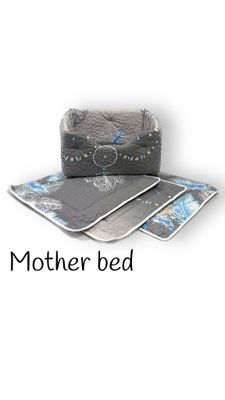 20"x20 small square mother bed 