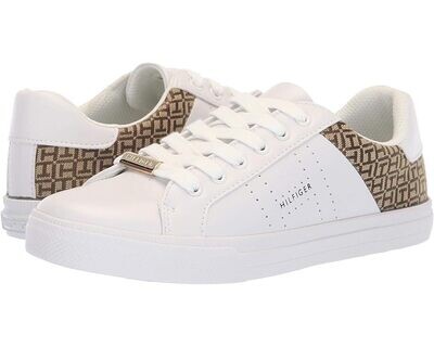 Zapatos Tommy Hilfiger® Para Mujer Blancos con textura de letras TH