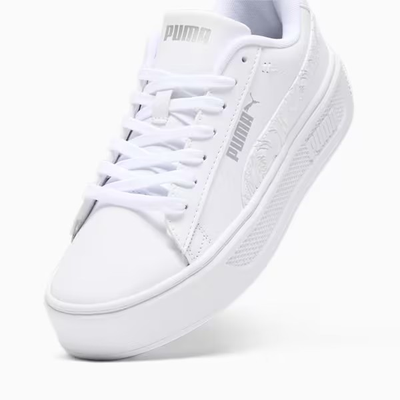 Zapatos PUMA® Para Mujer Smash Plataform Blanco
