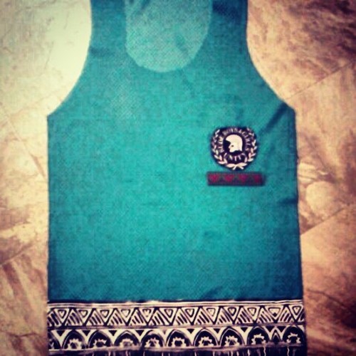 #Aqua tank top