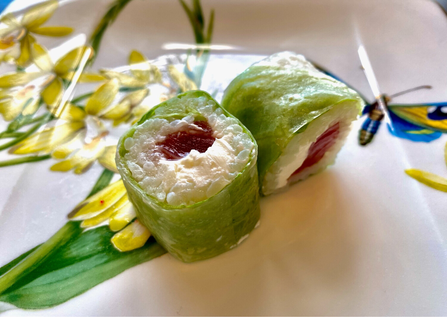 F12.Spring Roll Thon, Salade, Fromage frais
