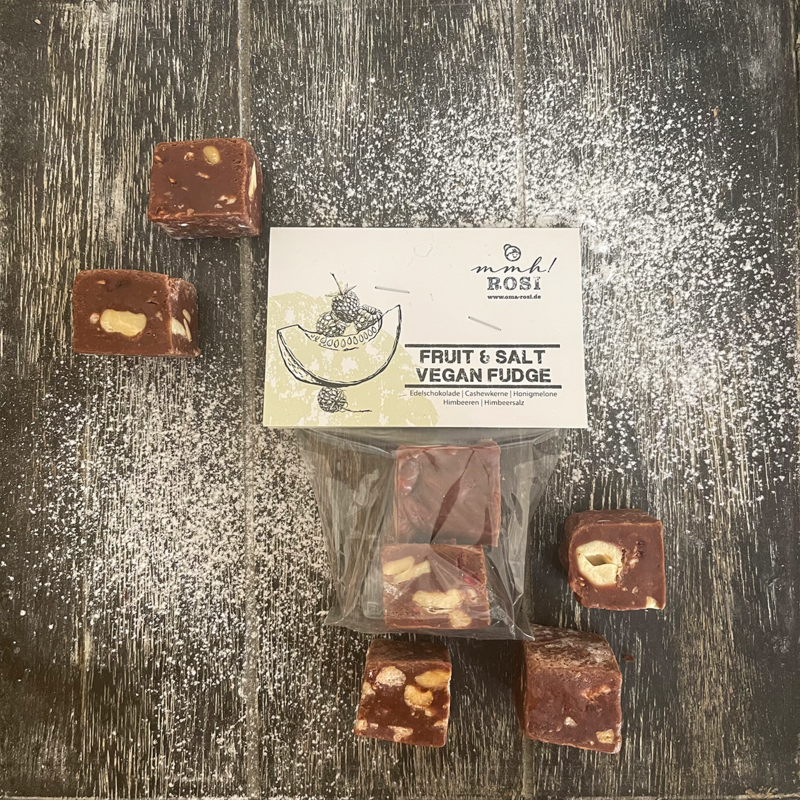 Mini Fruit & Salt Vegan Fudge