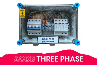 ACDB Three Phase with MCB 100A & SPD