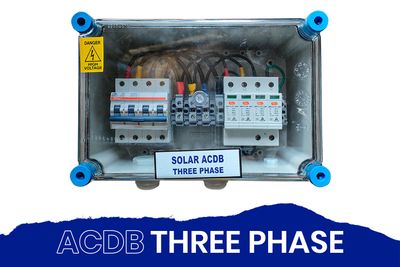 ACDB Three Phase with MCB 100A & SPD ACDB Three Phase with MCB 100A & SPD