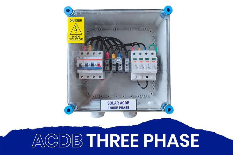 ACDB  Three Phase with MCB 63A &amp; SPD
