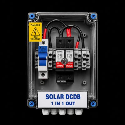 DCDB For Solar 1 in 1out 2SPD 600V DCDB For Solar 1 in 1out 2SPD 600V