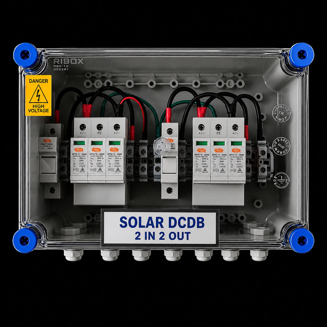 DCDB For Solar 2 in 2 out 2SPD 1000V