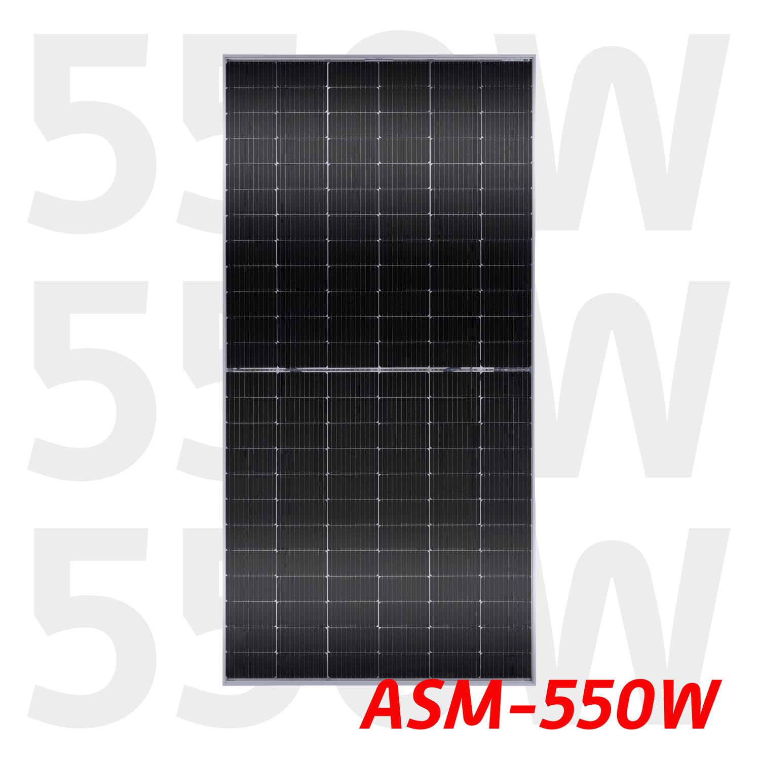 550W Bifacial  Halfcut Solar Panel DCR