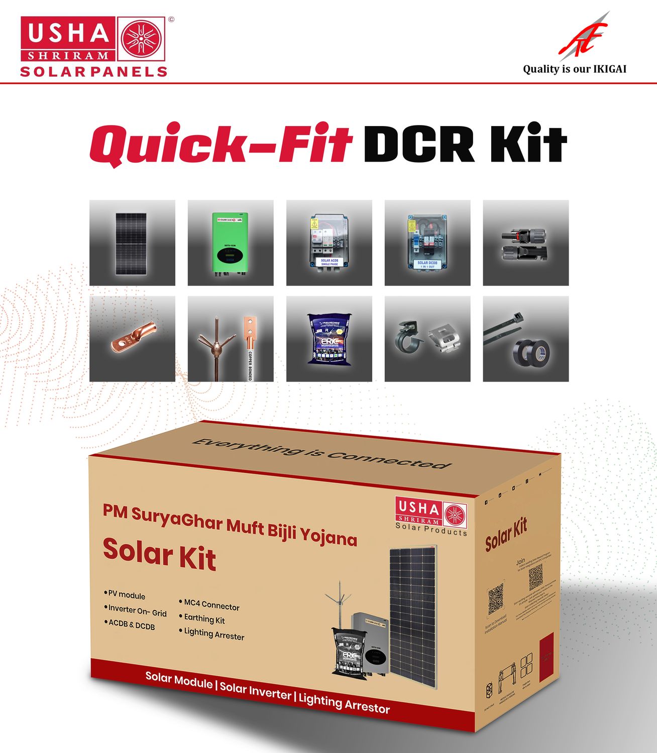 DINKAR Quick-Fit 5 Kw CHINT POWER DCR HYBRID Single Phase DCR | SPGS5265 1PHDCRHBD