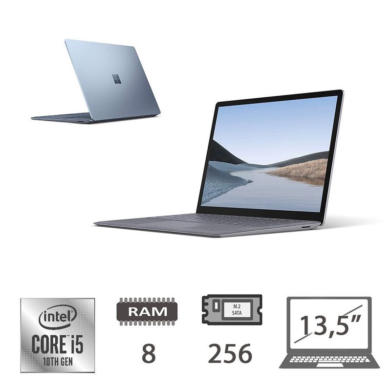 MS SURFACE LAPTOP 3 i5-1035G7 8/256 13&quot; W11P Silver - Usato Grado A