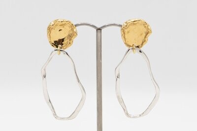 Coventina II Silver & Gold Earrings