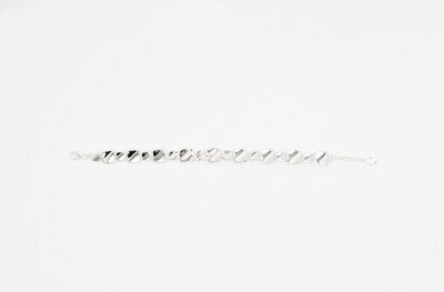 Contemporary Simple Square Link Bracelet