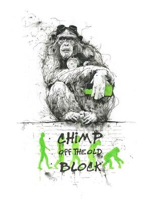 CHIMP OFF THE OLD BLOCK - MINIATURE