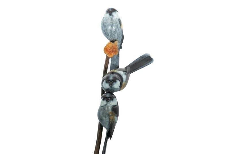Long Tailed Tits-David Meredith- Bronze Sculpture