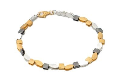 Gorgeous gold & Silver Bracelet