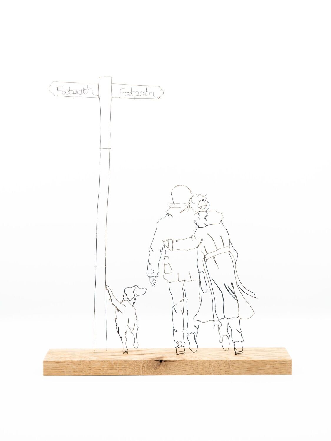 Autumn Days- Emma Bird- Wire Art Sculpture 