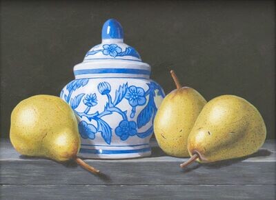 Ginger Jar with Pears