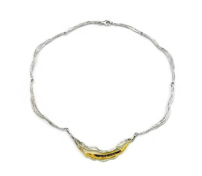 Statement Rough Diamond Necklace.- Eva Stone