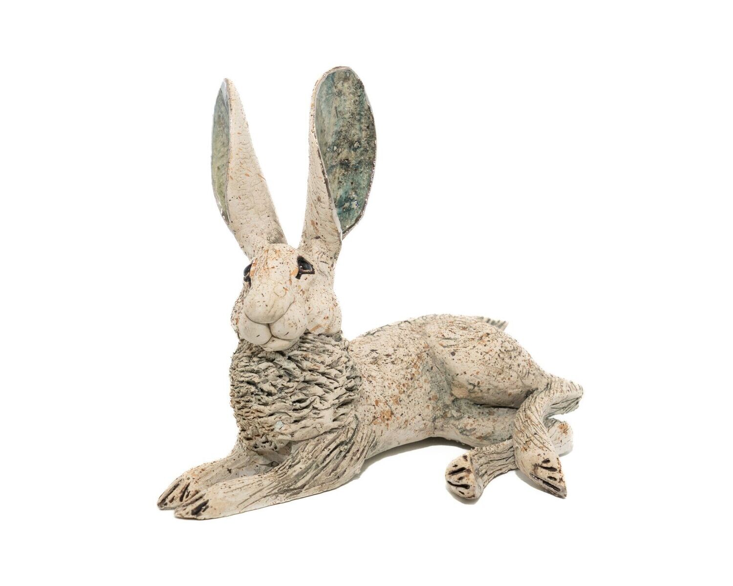 Small White Reclining Hare